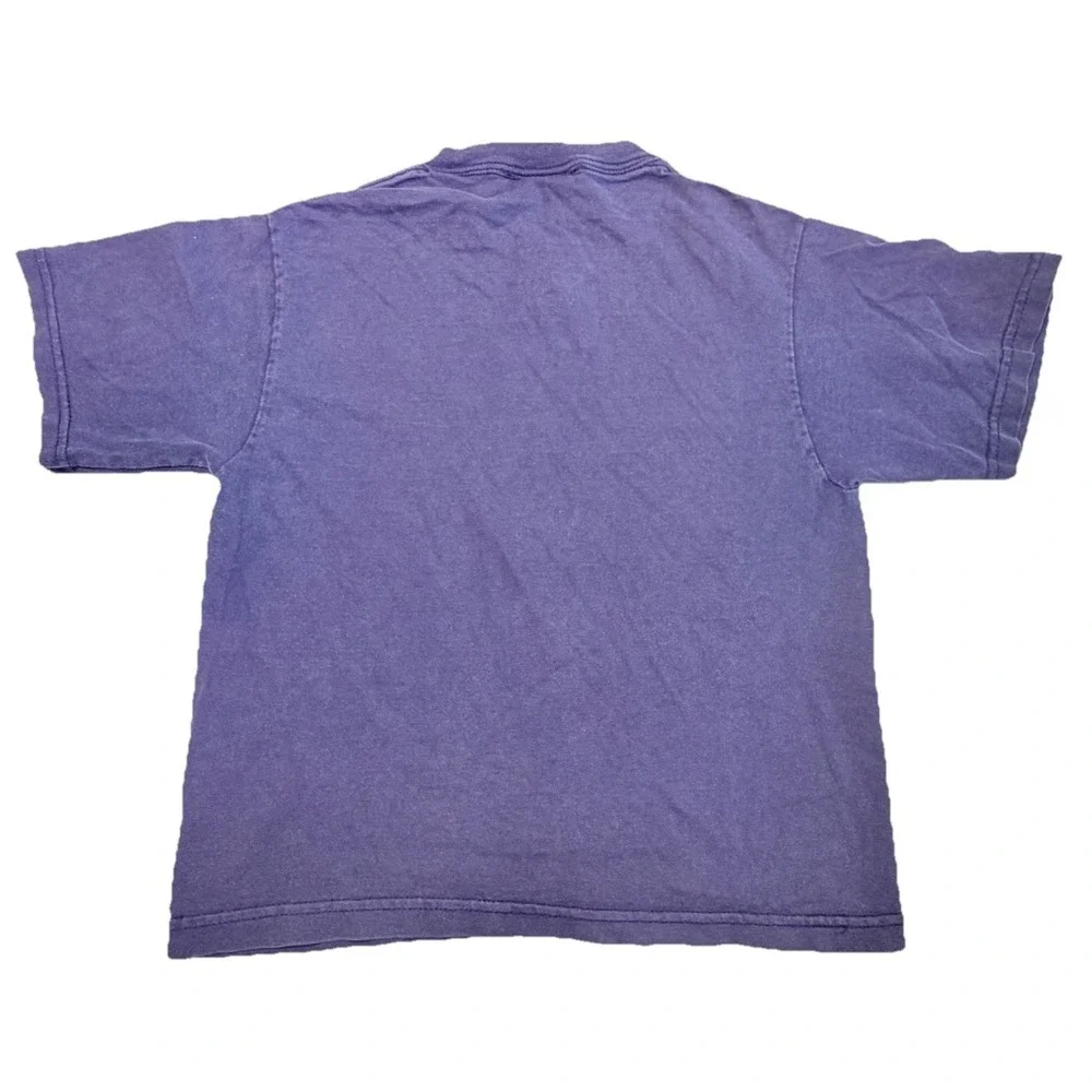 Vintage Rude Boyz Skateboard T Shirt Youth 6-7‎ Purple Y2K Skater USA Small